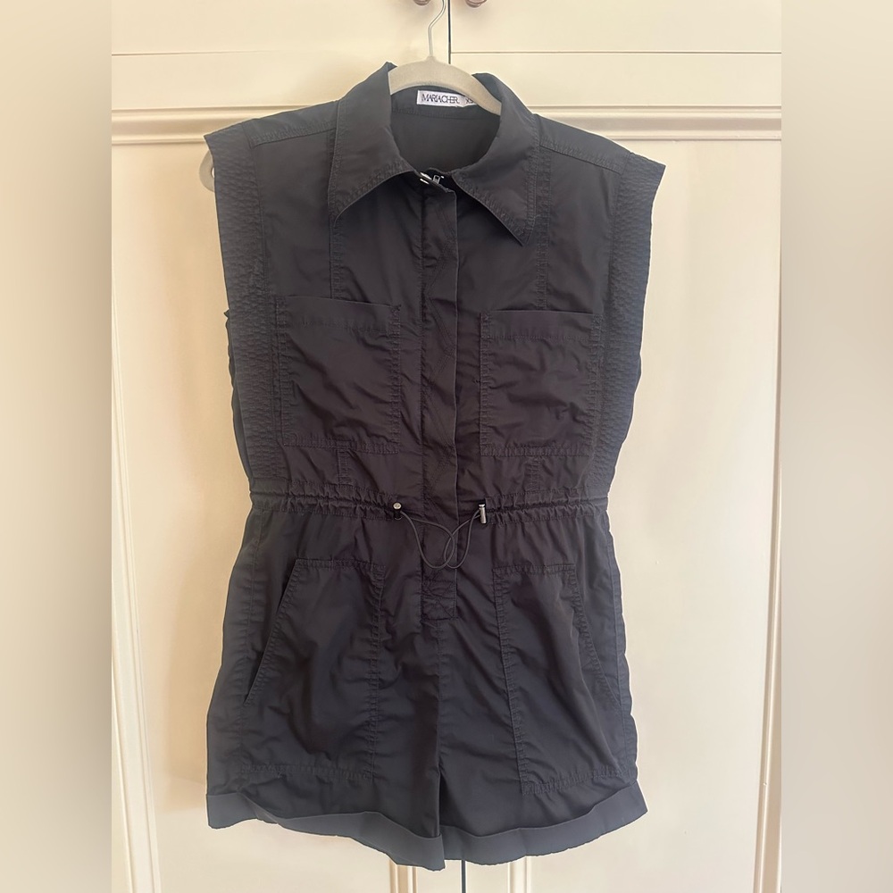 Chic Mariacher Black Sleeveless Romper - Picture 3 of 5